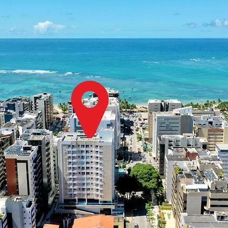Edf Promenade - Apartamento Com 2 Quartos Climatizados A 150M Da Beira-Mar De Ponta Verde - Piscina, Academia, Sauna, Lavanderia, Home Cine, Churrasqueira, Salao De Jogos, Area Kids Maceió 外观 照片