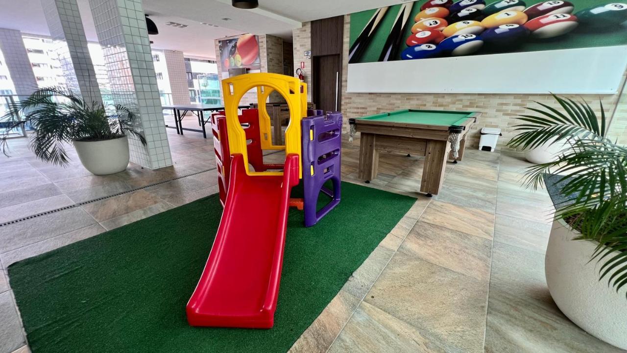 Edf Promenade - Apartamento Com 2 Quartos Climatizados A 150M Da Beira-Mar De Ponta Verde - Piscina, Academia, Sauna, Lavanderia, Home Cine, Churrasqueira, Salao De Jogos, Area Kids Maceió 外观 照片
